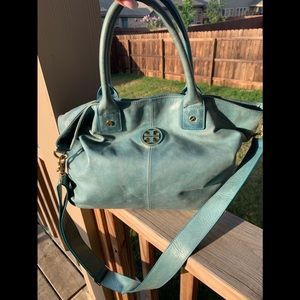 Tory Burch seafoam large crossbody